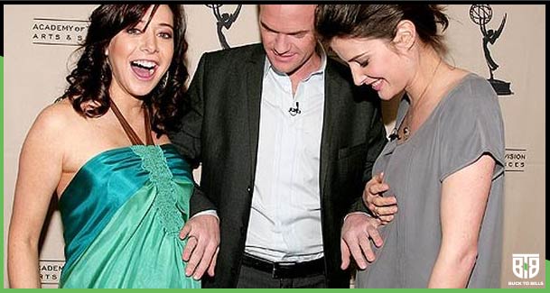 Has Lily Aldrin ever been pregnant in real life?