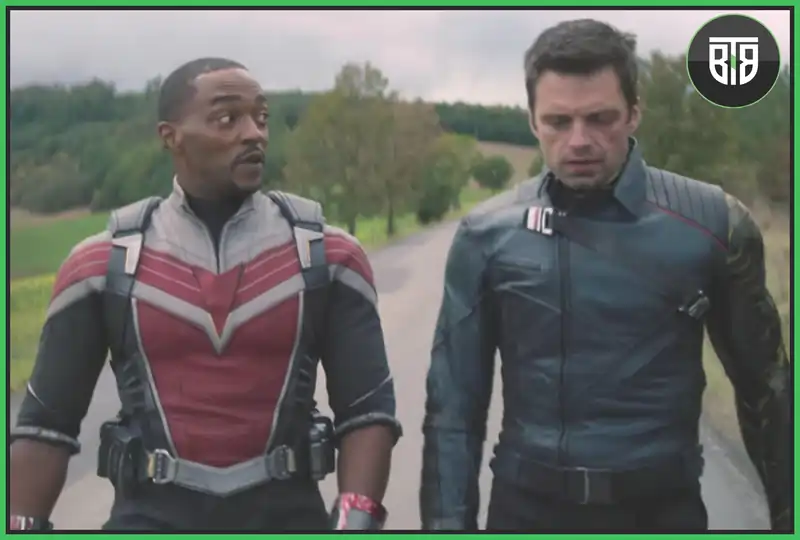 a scene of Falcon and the Winter Soldier, Disney plus Series 2021, marvel tv shows