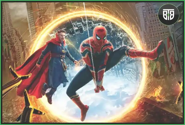 a poster of Spider Man: No way Home 2021, stan lee's lucky man