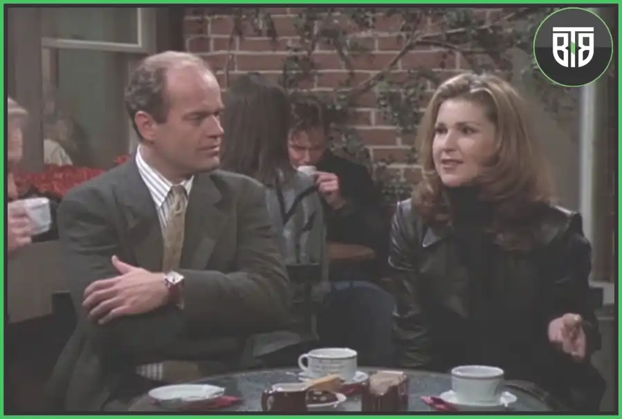 a couple is dating in a restaurant, in Frasier, imdb series