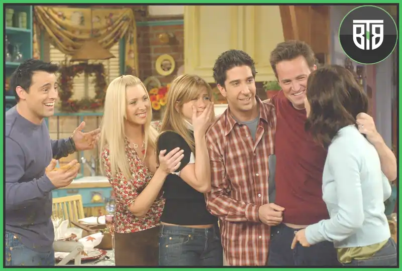 a group of friends is enjoying their party in Friends Series, imdb top tv shows