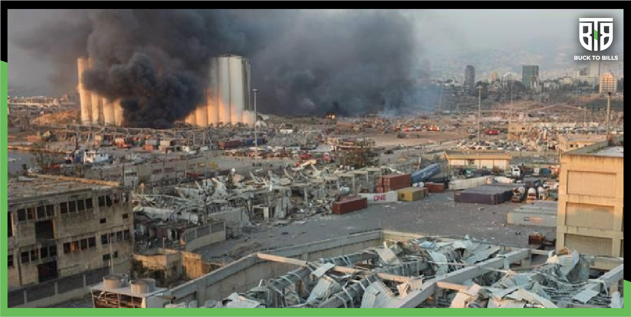 Deadly blast caused by 2,790 tons of Ammonium Nitrate at Lebanon Port