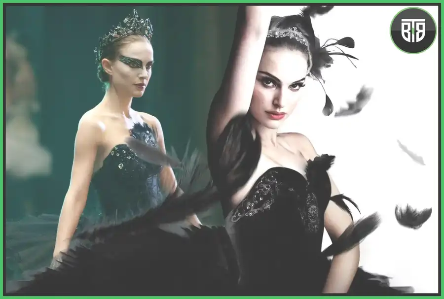 a girl in two different dress is in Black Swan 2010, best scary movies on netflix
