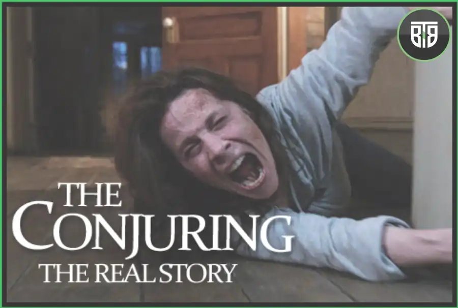 someone is pulling a lady in The Conjuring 2013, scariest movies 2021