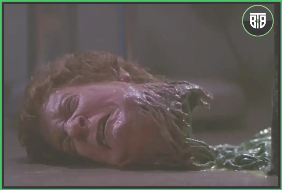 a man's head without his body in The Thing 1982, new horror movies 2021