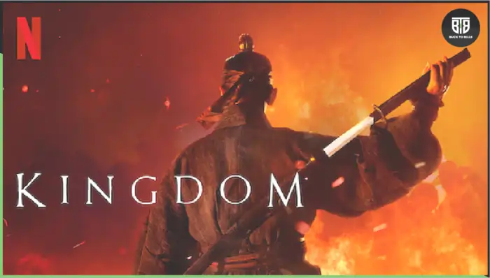 a warrior is take out his sword to defeat someone in Kingdom, best kdrama on Netflix