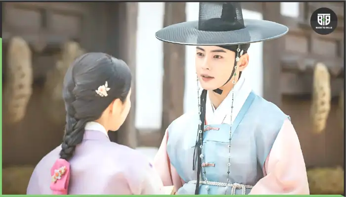 a boy and a girl watching each other eyes in Rookie Historian, Top 11 korean series on Netflix