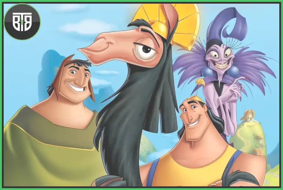 a movie poster of The Emperor's New Groove 2000, best movies on disney+