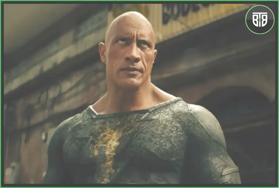 A movie scene of Adam Black, sdcc 2022