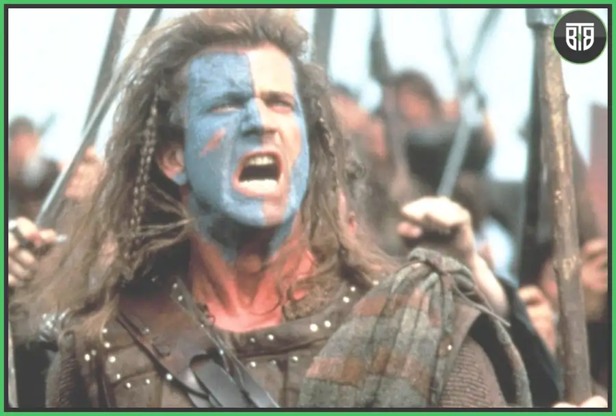 a man is shouting in Braveheart (1995), Ancient War Movies on Netflix