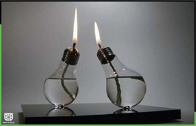 Bulb DIY Oli Lamp