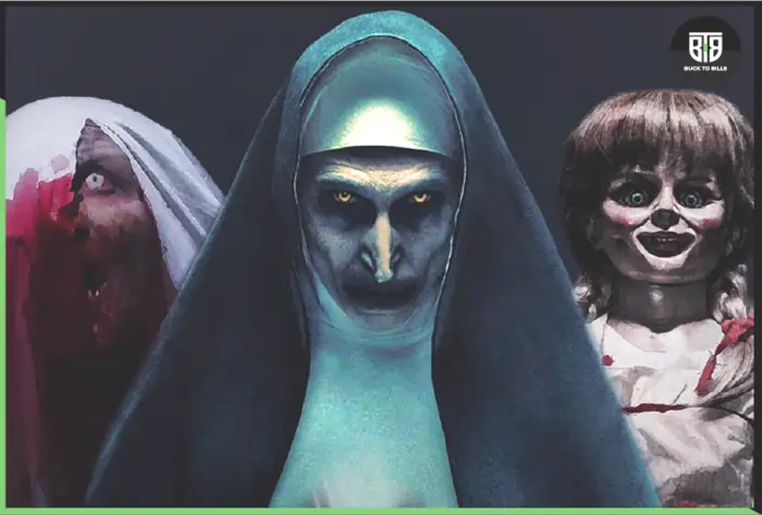 three ghosts are there in a movie The Conjuring, suspense thriller movies