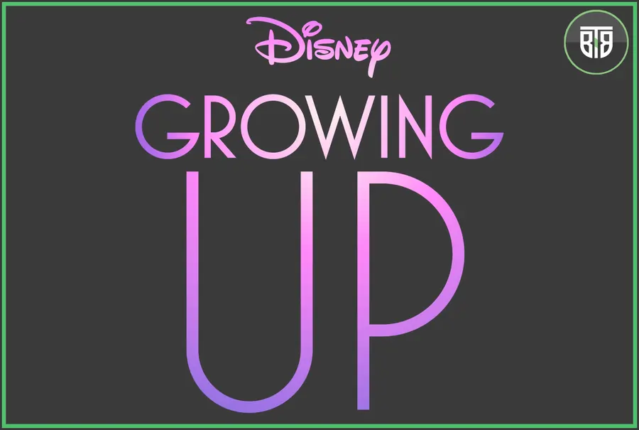 a poster of disney plus day marvel, growing up