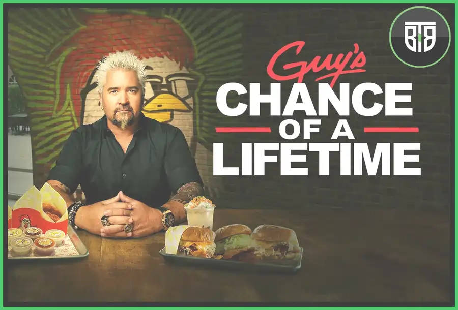 a tv show poster of Guy's Chance of a Lifetime, discovery+ shows