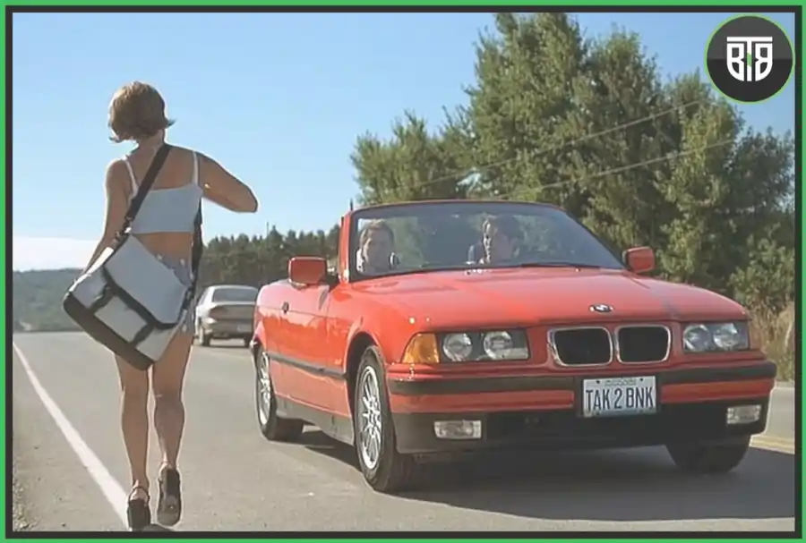 a girl is walking on a road in Interstate 60: Road sections (2002), sci-fi action, fantasy adventure movies