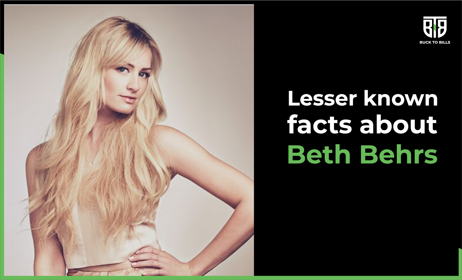 Beth Behrs and the lesser-known facts about her