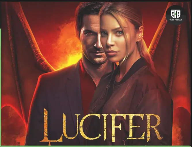 Lucifer Morning Star Tom Ellis TV Series Poster