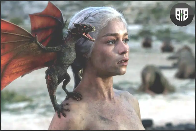 Emilia Clarke is performing her role in the Series Game of Thrones as a Mother of Dragons