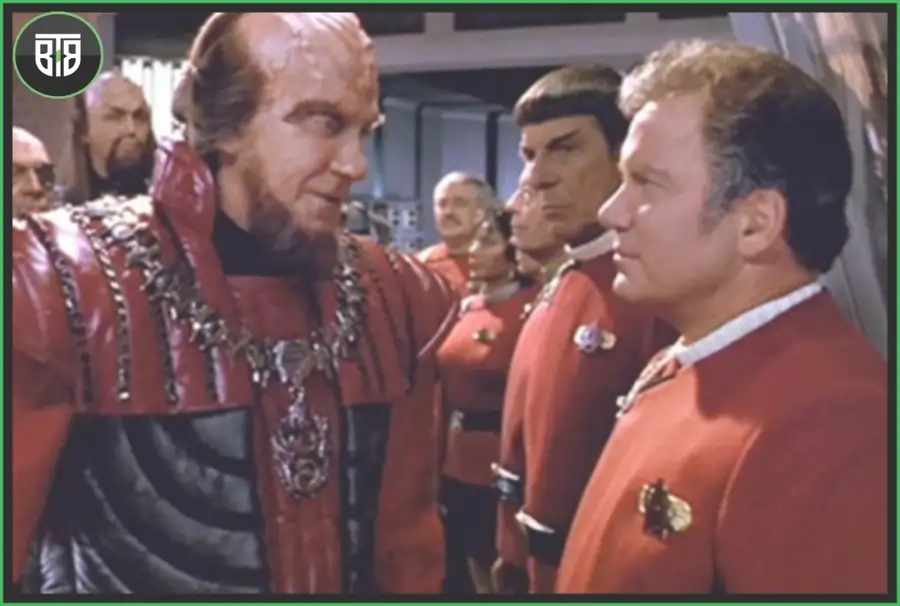 a movie scene of Star Trek VI: Das Unentdeckte Land (1991), sci fi movies on netflix