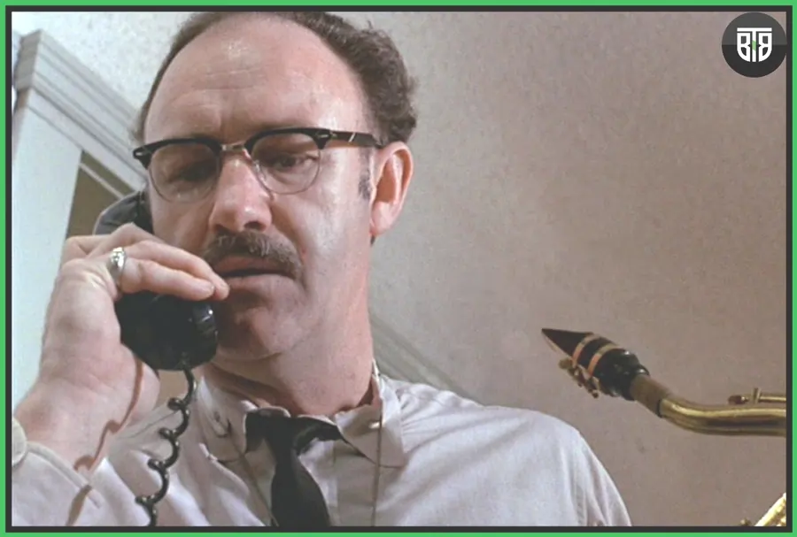 a man is talking on phone in The Conversation (1974), holiday movies
