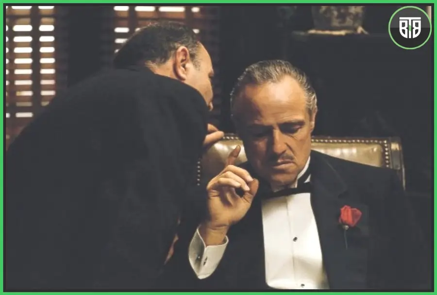 a man is talking to a man in The Godfather (1972), life changing movies