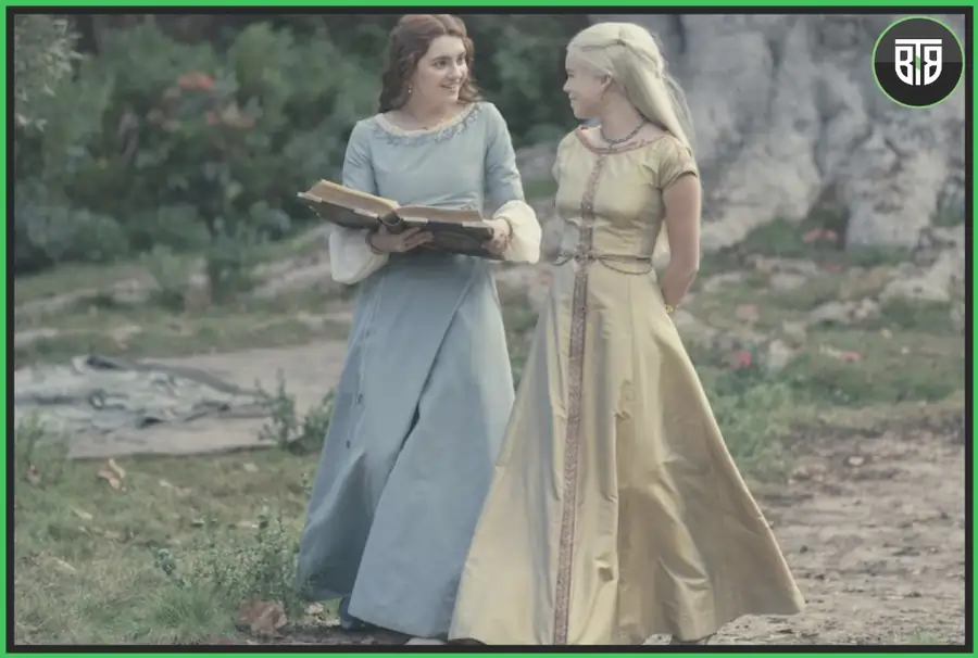 two girls are walking in a ground in The Princess and the Queen, how many episodes will house of the dragon have