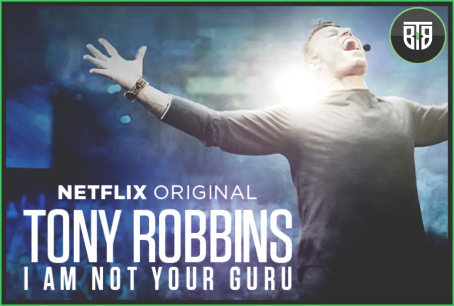 a seminar of Tony Robbins: I Am Not Your Guru Documentary, entrepreneurship documentaries