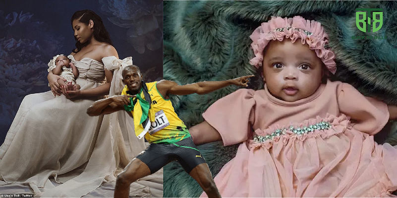 Usain Bolt name his daughter Olympia Lightning Bolt