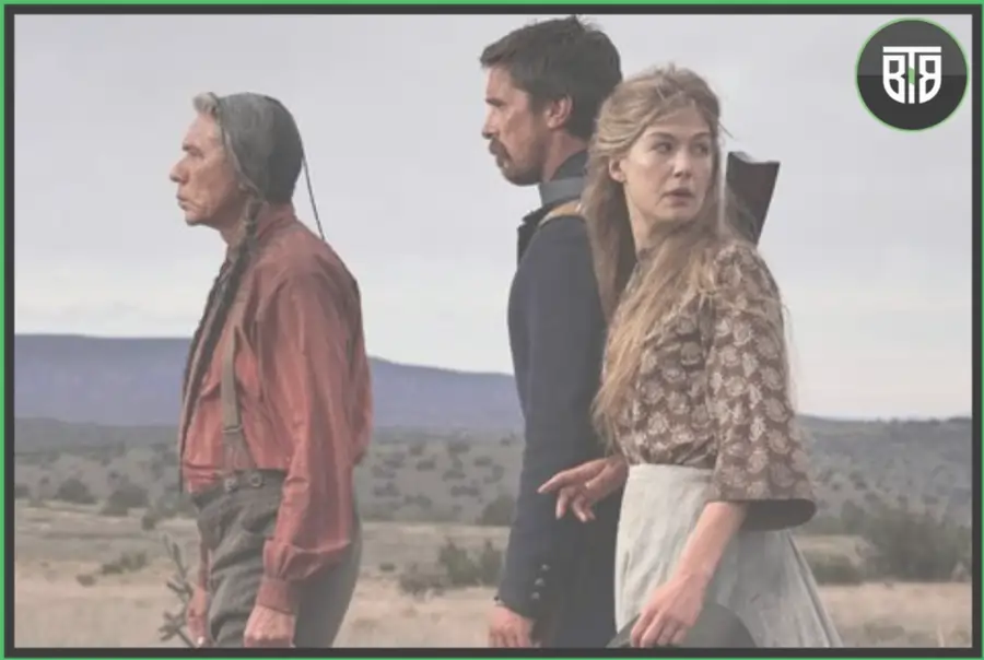 two men and a lady are going somewhere in Wester 2017, criterion movies